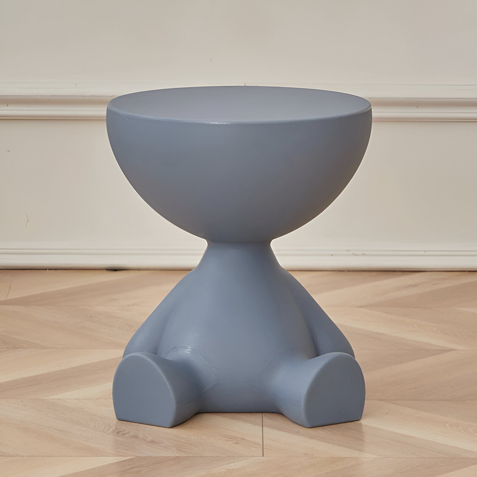 Plastique | Moderne ronde plastic bijzettafel, lichtgewicht, duurzaam, veelkleurig, klein koffie- en nachtkastje