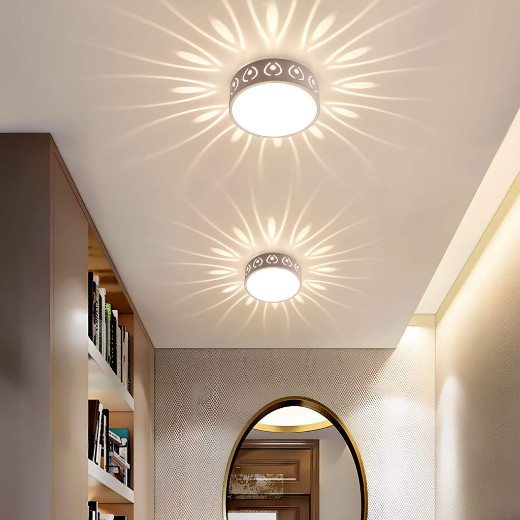 Lumeo | LED Plafondlamp - Moderne armatuur voor entree, hal en balkon, energiezuinig