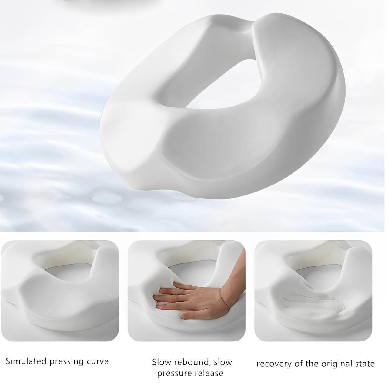 SitComfort | Aambeienkussen – Orthopedisch kussen voor pijnverlichting, postpartum, ischias en stuitbeensteun