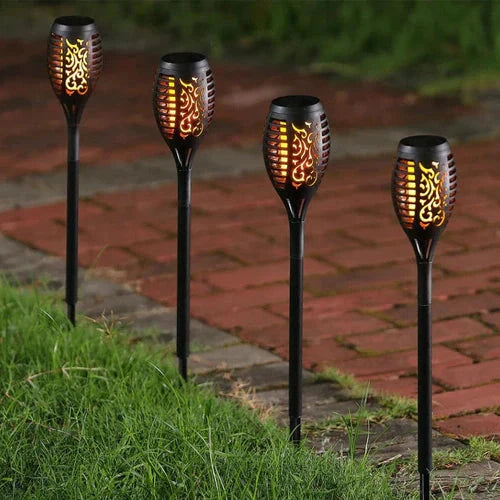 EcoFlare | Nachtlamp op zonne-energie - LED-buitenverlichting voor tuin, paden en patio