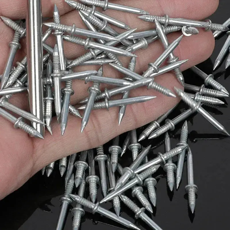 CleanPin | Niet-markerende plintnagels - 100 stuks heavy duty zink-gecoate afwerknagels voor plinten