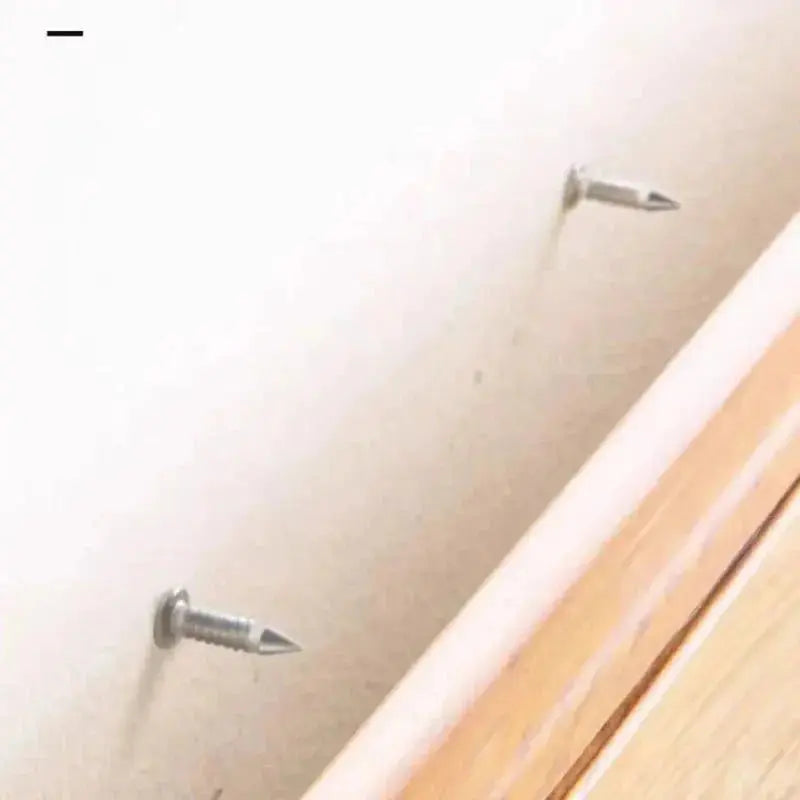 CleanPin | Niet-markerende plintnagels - 100 stuks heavy duty zink-gecoate afwerknagels voor plinten