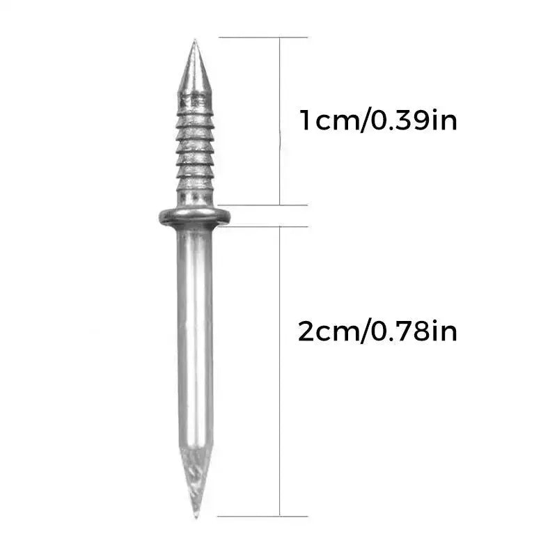 CleanPin | Niet-markerende plintnagels - 100 stuks heavy duty zink-gecoate afwerknagels voor plinten
