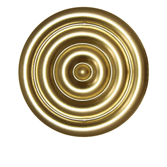 OroCirque | Scandinavisch Goud Cirkelvormig Wanddecoratie - Modern Metalen Kunst Accent voor Woondecoratie