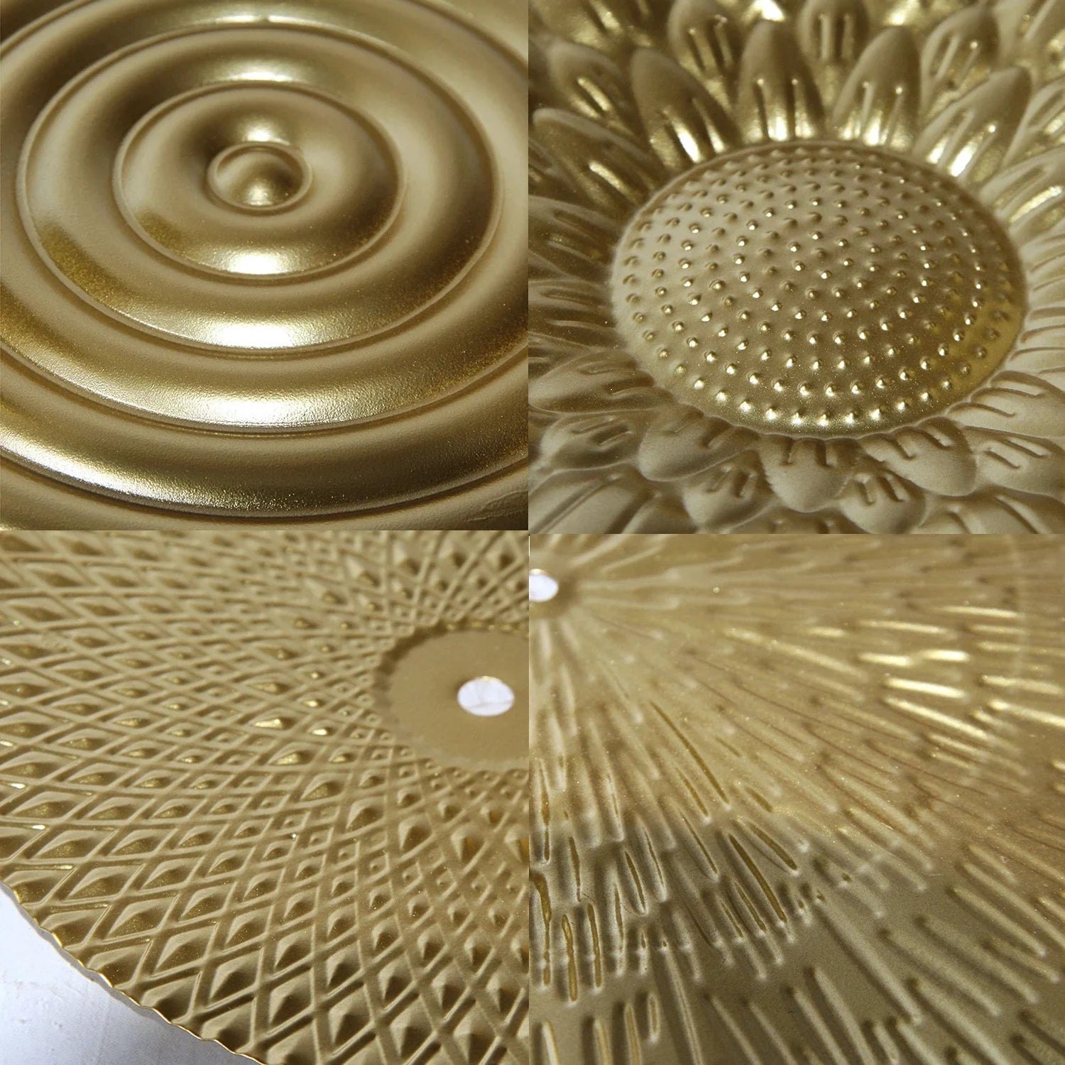 OroCirque | Scandinavisch Goud Cirkelvormig Wanddecoratie - Modern Metalen Kunst Accent voor Woondecoratie