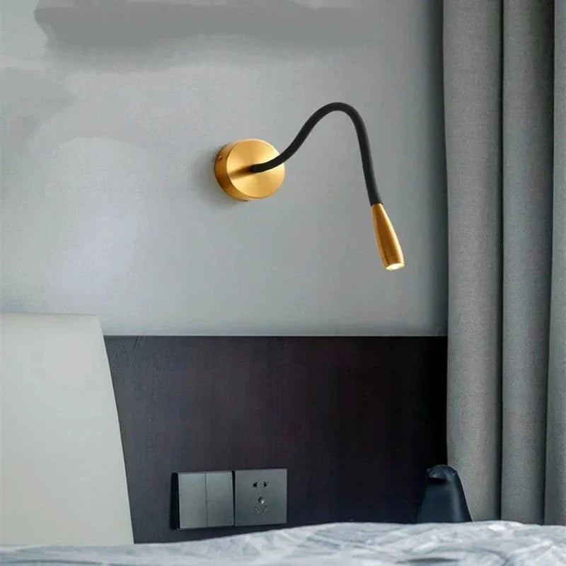 TwistaBeam | Moderne LED Wandlamp met Verstelbare Flexibele Arm voor Woonkamer & Slaapkamer