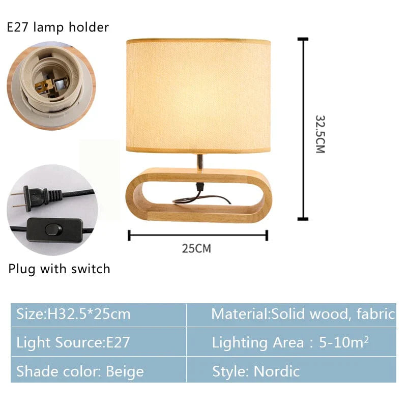 ScandiLamp | Moderne houten tafellamp