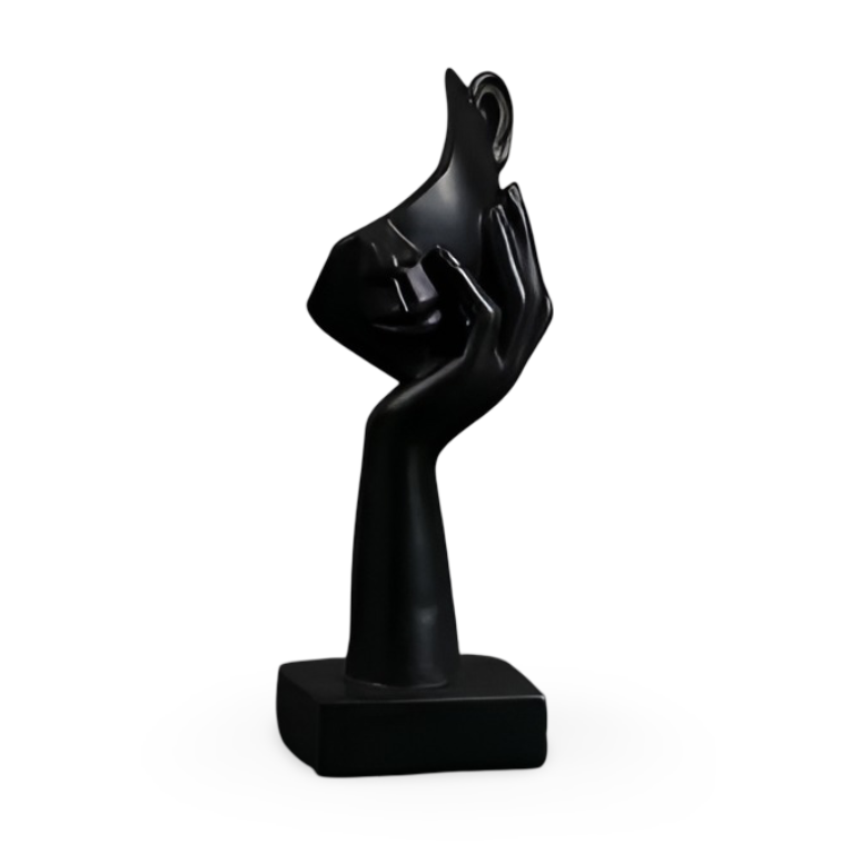 Formique | Moderne abstracte denker hars sculptuur – Elegante decoratie voor thuis en op kantoor