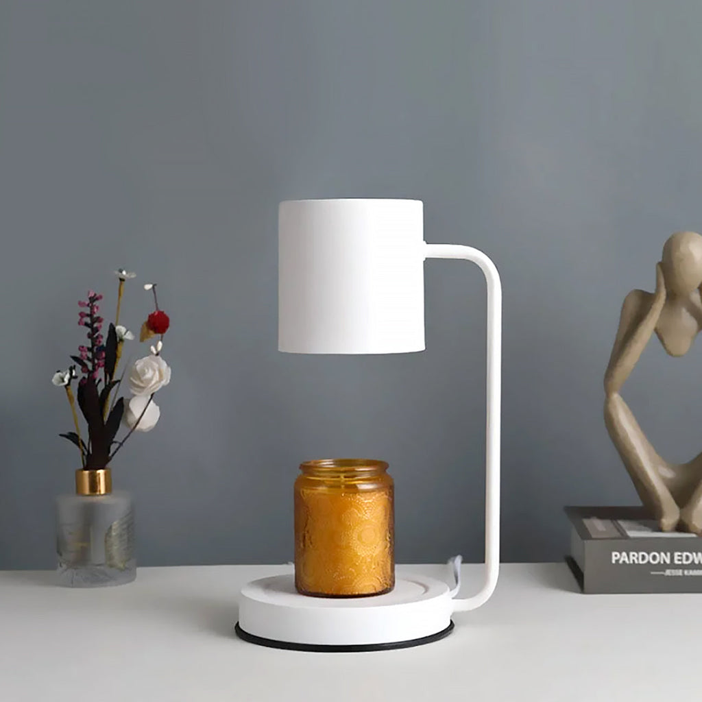 CalmFlame | Minimalistische dimbare kaarsverwarmer - Stijlvolle metalen kaarsverwarmer voor thuis, veilig en instelbaar licht