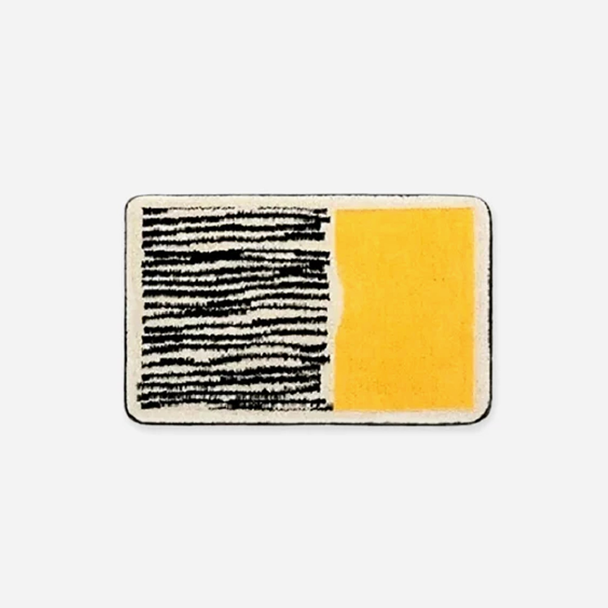 AbstractStep | Scandinavische stijl Abstract Antislip Badmat - Handgemaakt & Stijlvol Badkamerkleed