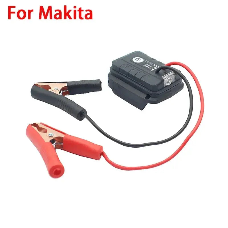 QuickVolt | Auto-noostarter met gereedschapsbatterijadapter – Draagbare jumpstarter