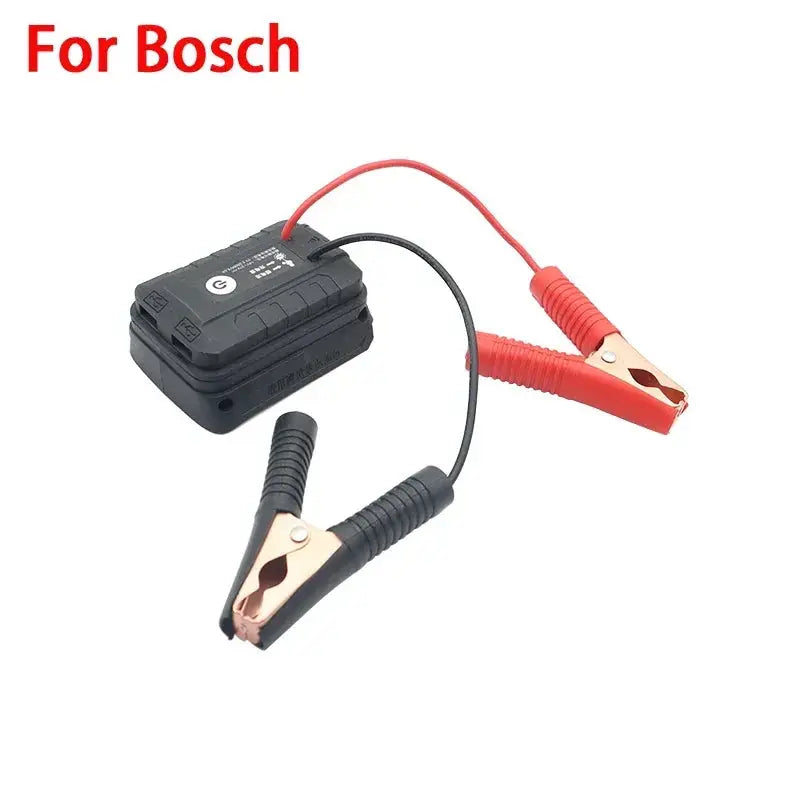 QuickVolt | Auto-noostarter met gereedschapsbatterijadapter – Draagbare jumpstarter