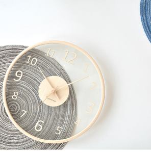RustikClock | Houten Analoge Wandklok - Rustiek Home Décor