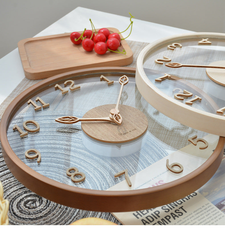 RustikClock | Houten Analoge Wandklok - Rustiek Home Décor