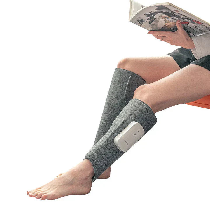AirRelief | Draadloze luchtcompressie-beenmassageapparaat – Kuit- en voetmassage, spierontspanning