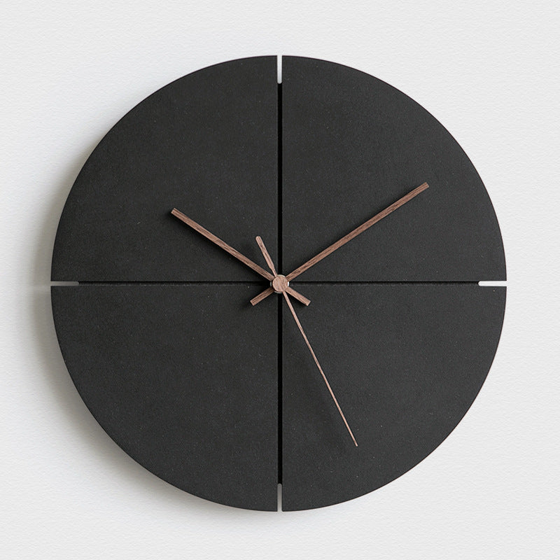 ObsidianTime | Luxe zwarte decoratieve wandklok