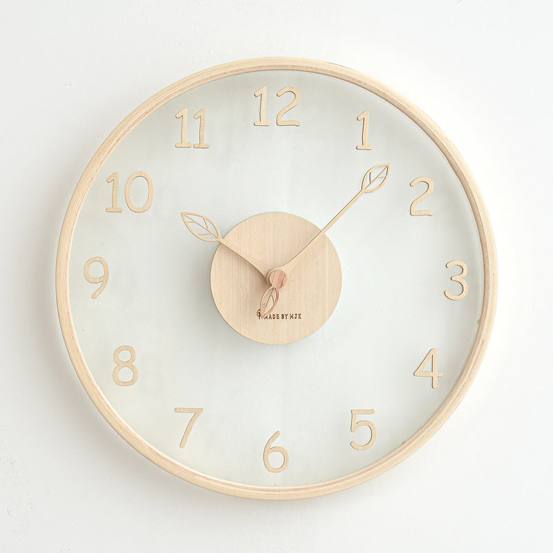 RustikClock | Houten Analoge Wandklok - Rustiek Home Décor