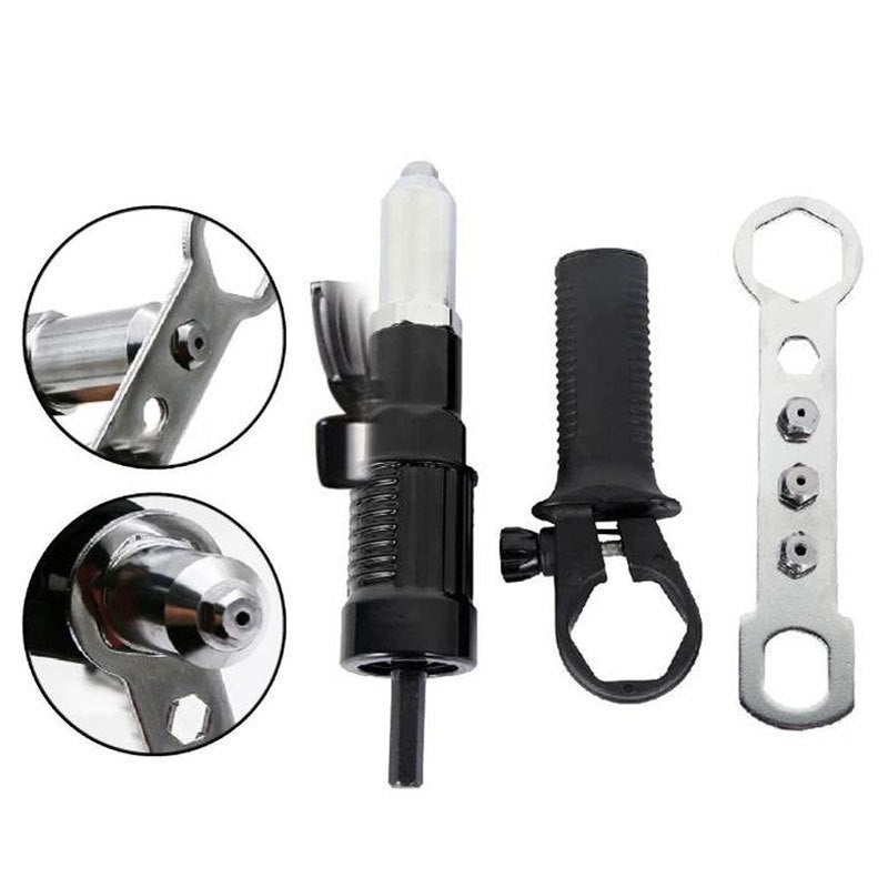 QuickRivet | Klinknageladapterkit – Sterk, universeel en compatibel met klinknagelpistolen