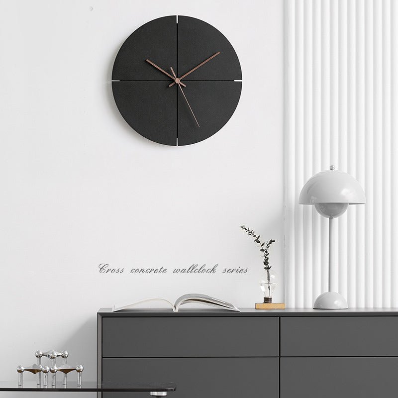 ObsidianTime | Luxe zwarte decoratieve wandklok