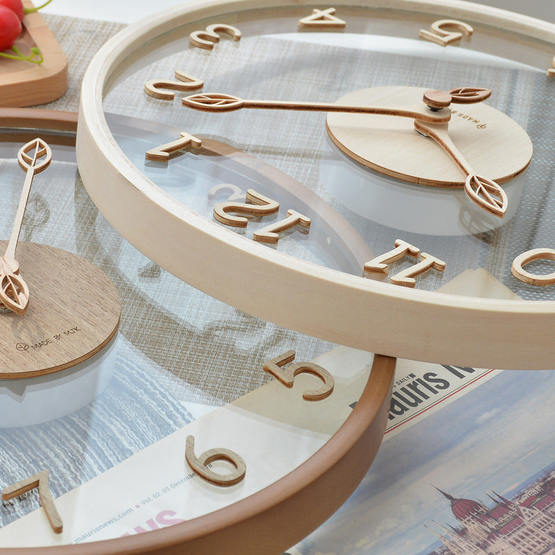 RustikClock | Houten Analoge Wandklok - Rustiek Home Décor