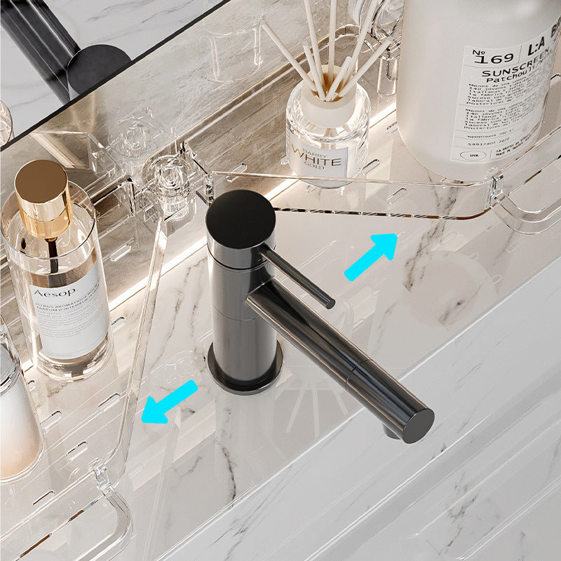 StickShelf | Op de muur te bevestigen opvouwbare badkamerplank met zuignappen – sterke bevestiging