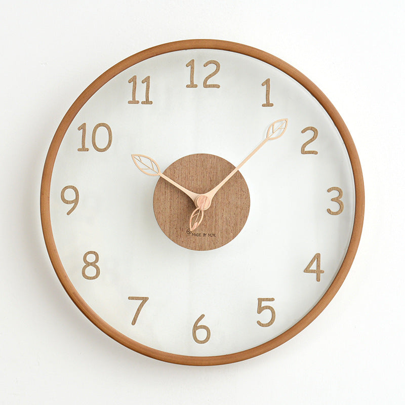 RustikClock | Houten Analoge Wandklok - Rustiek Home Décor