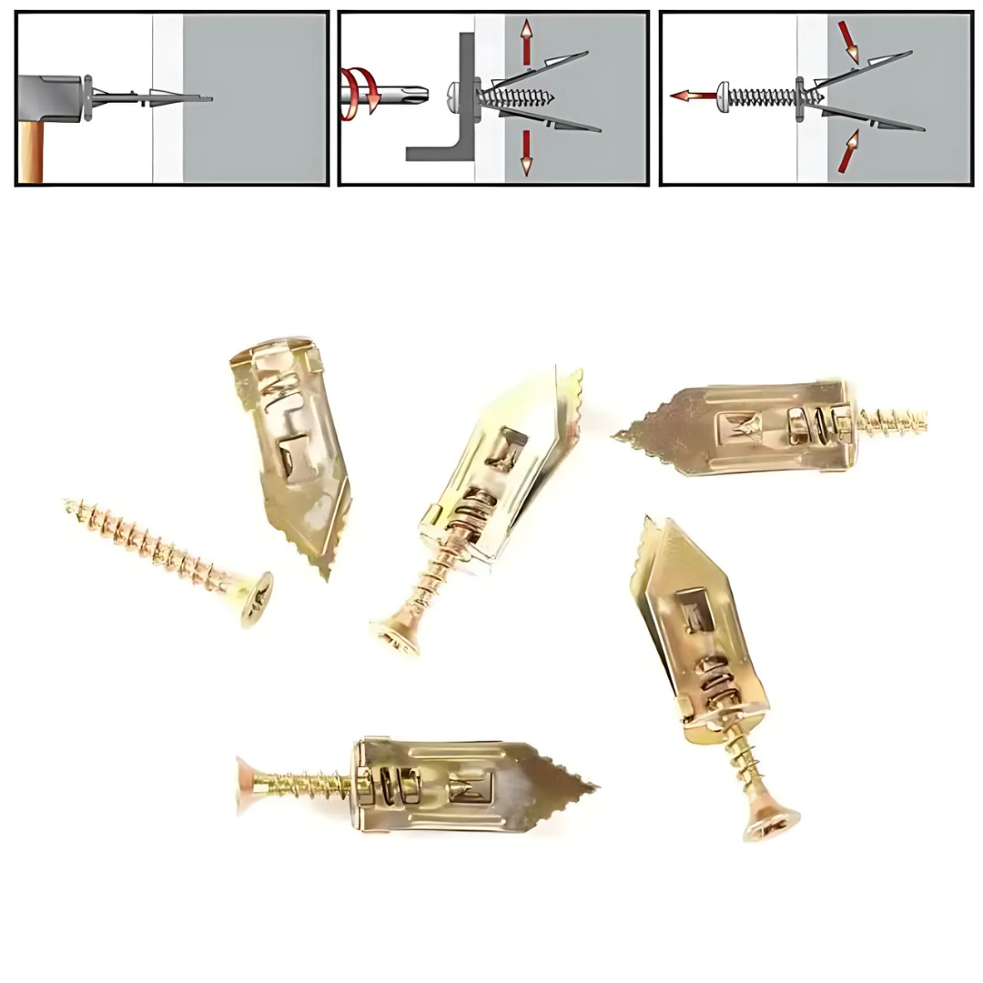DrillFreeFix | Instant No-Drill wandbevestigingsschroeven en -ankers – Heavy-duty bevestigingsmiddelen voor thuis