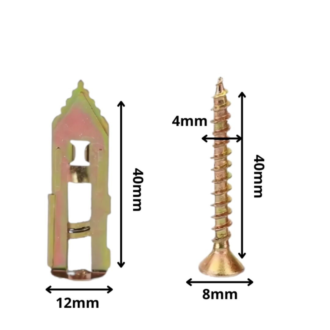 DrillFreeFix | Instant No-Drill wandbevestigingsschroeven en -ankers – Heavy-duty bevestigingsmiddelen voor thuis