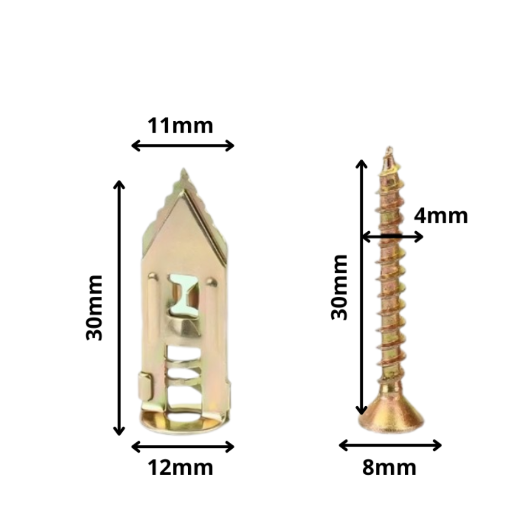DrillFreeFix | Instant No-Drill wandbevestigingsschroeven en -ankers – Heavy-duty bevestigingsmiddelen voor thuis
