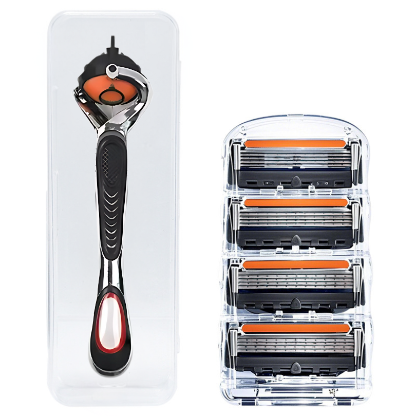 Razorix | Precisie Heren Scheermes met Meerdere Bladen – Quick Release Scheermes
