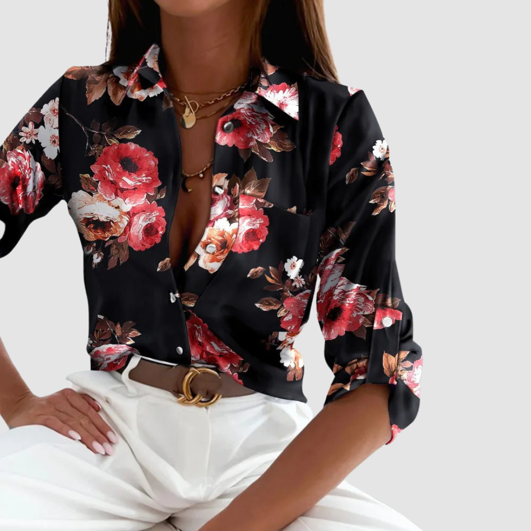 Liorissa | Lichtgewicht damesblouse – Casual-elegante blouse met zakken