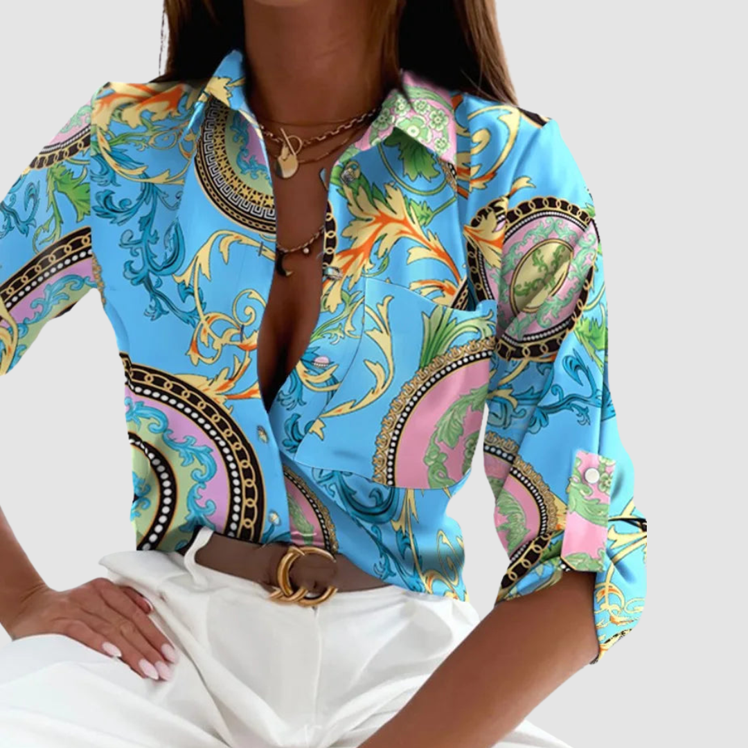 Liorissa | Lichtgewicht damesblouse – Casual-elegante blouse met zakken