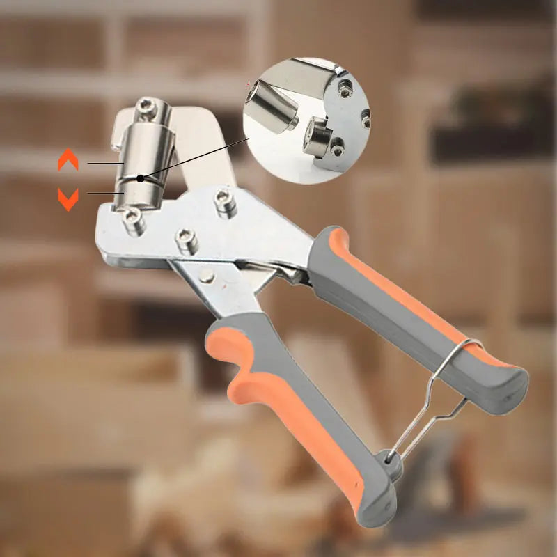 PiercePro | Eyelet Tang met 100 zeilringen - Heavy Duty Gatenponstang voor Dekzeilen, Canvas, Stof & PVC Reparatie