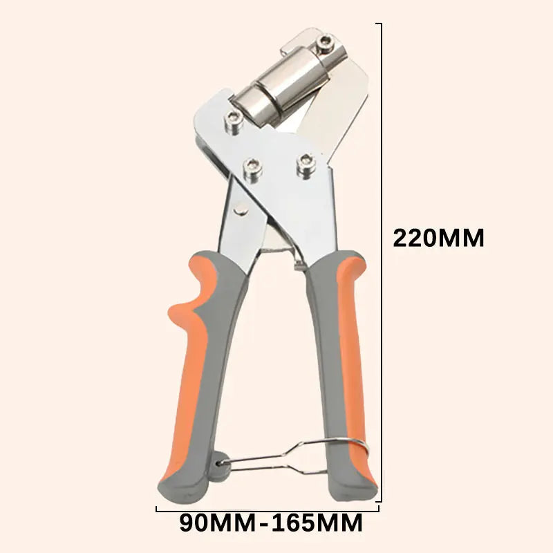 PiercePro | Eyelet Tang met 100 zeilringen - Heavy Duty Gatenponstang voor Dekzeilen, Canvas, Stof & PVC Reparatie