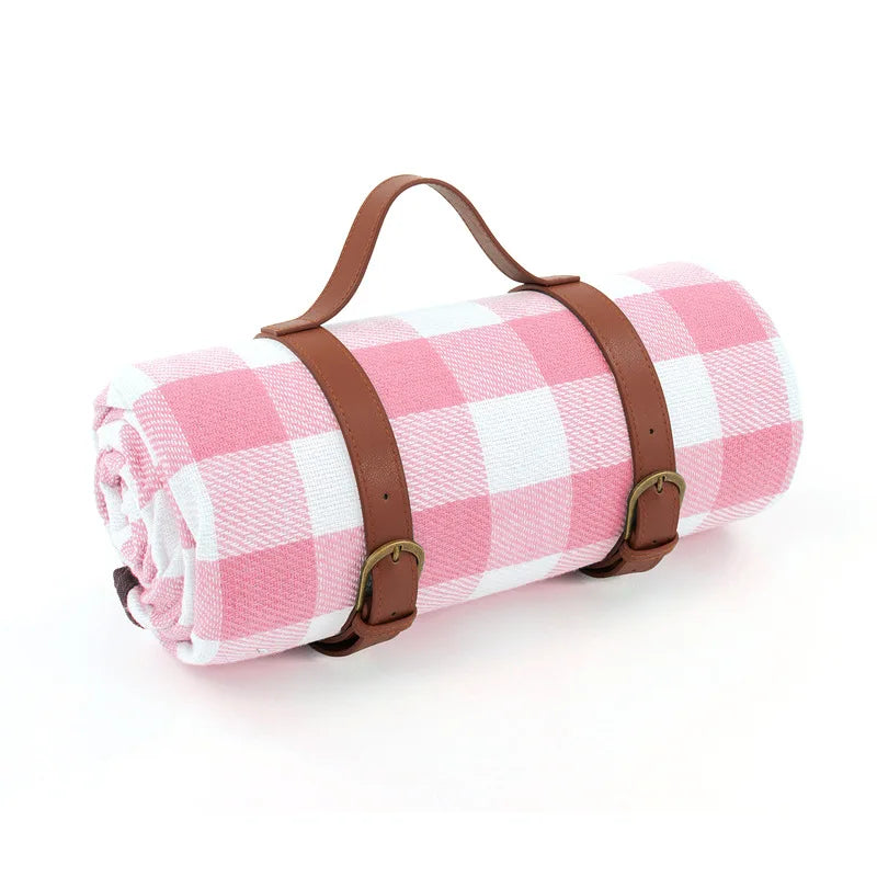 Picniq | Opvouwbare waterdichte picknickdeken met geruit ontwerp – Outdoor reismat