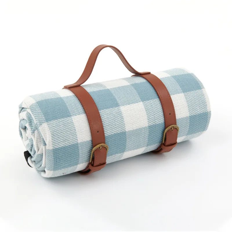 Picniq | Opvouwbare waterdichte picknickdeken met geruit ontwerp – Outdoor reismat