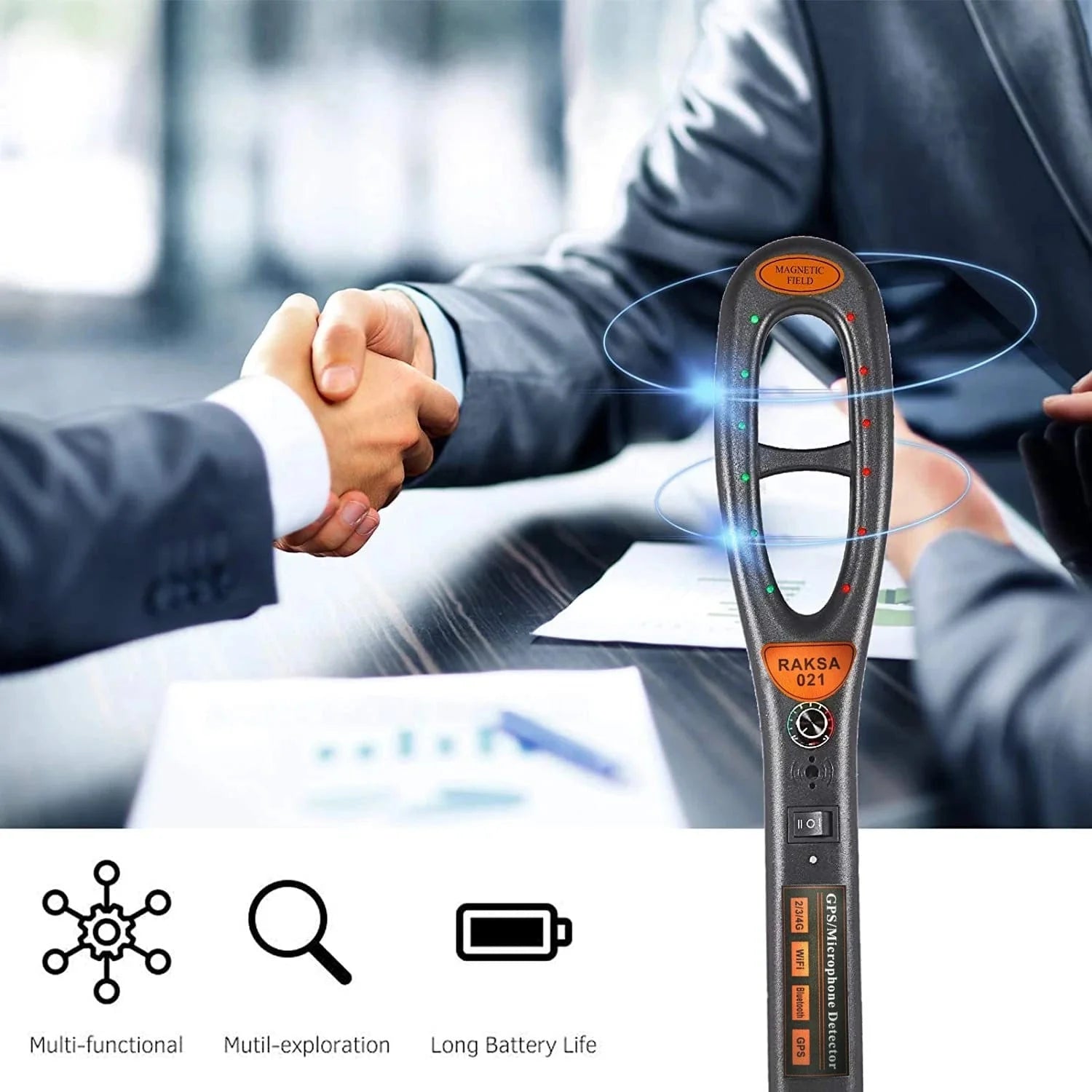 TrackScan | GPS-tracker detector – Anti-trackingapparaat, draadloze spionagetrackerzoeker