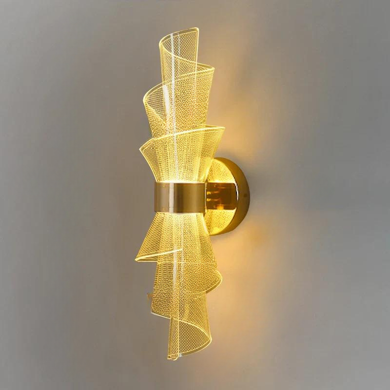 LuxeGlow | Moderne en luxe creatieve acryl LED wandlamp