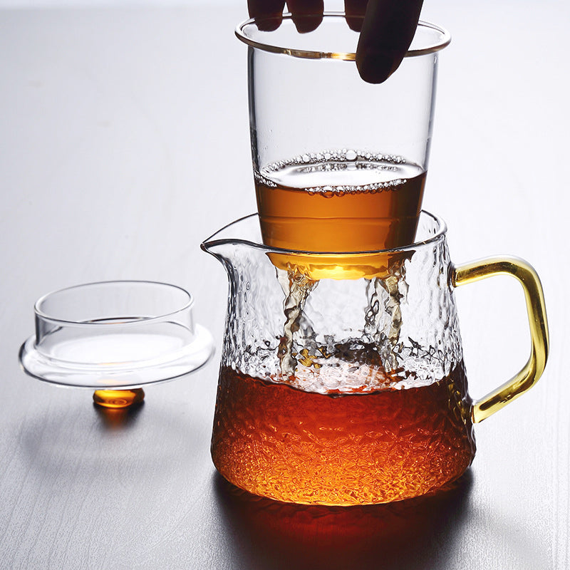 Brewvia | Elegante glazen theepot met infuser - hittebestendig borosilicaatglas