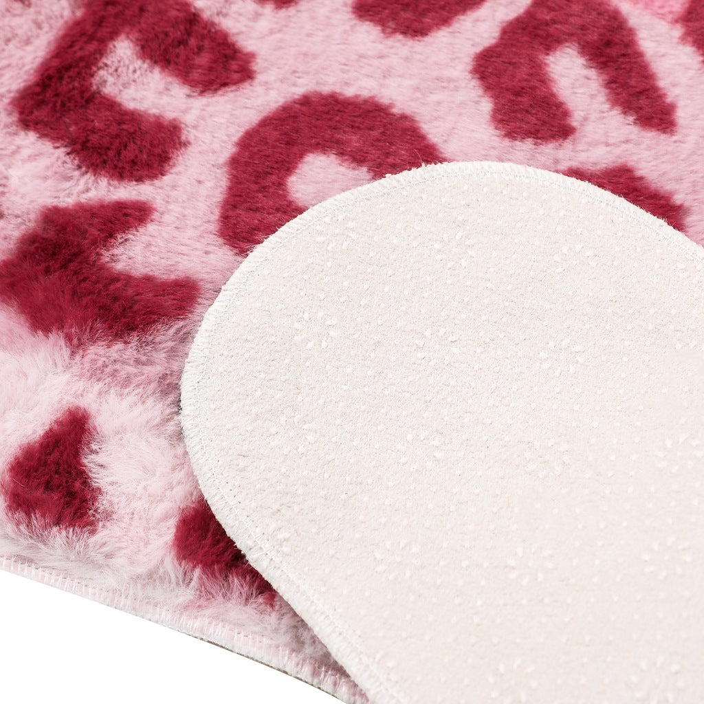 ProwlMat | Vloerkleden met luipaardprint & luipaardvorm - Stijlvolle vloermatten met dierenprint, zachte decoratieve vloerkleden