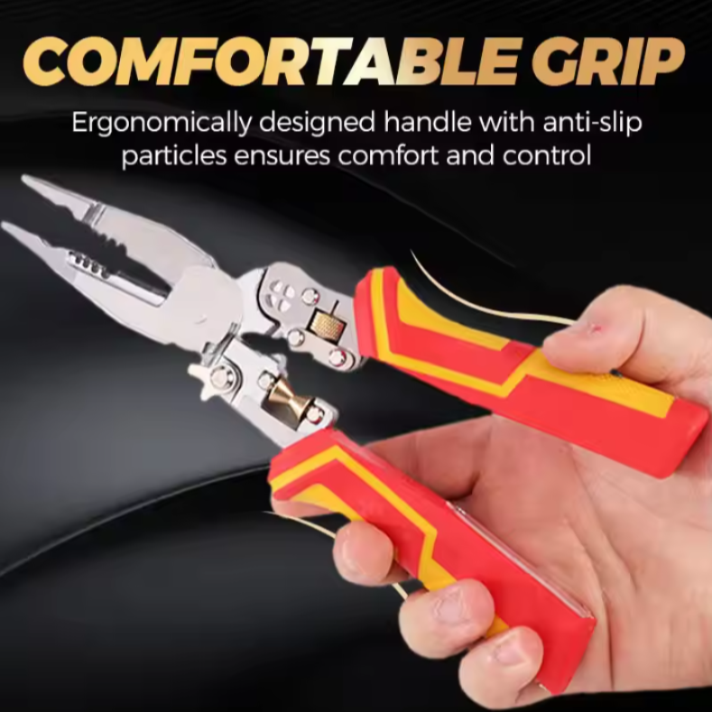 MultiStrip | 8-in-1 Draadstripper & Kabelknipper – Multifunctionele Krimptang
