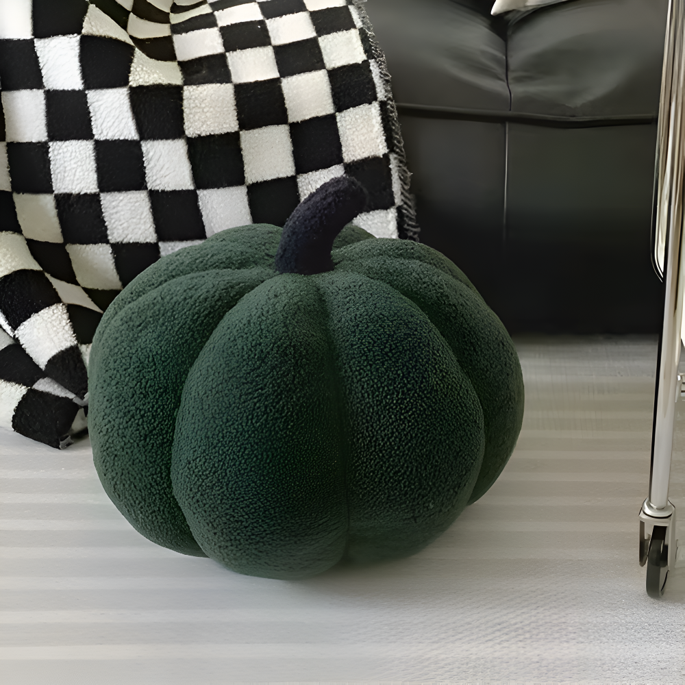 CuddleGourd | Textured Pumpkin Plush Pillow