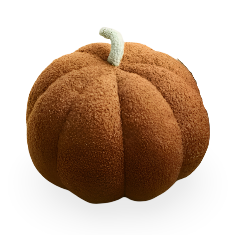 CuddleGourd | Textured Pumpkin Plush Pillow