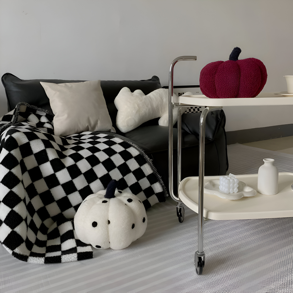CuddleGourd | Textured Pumpkin Plush Pillow