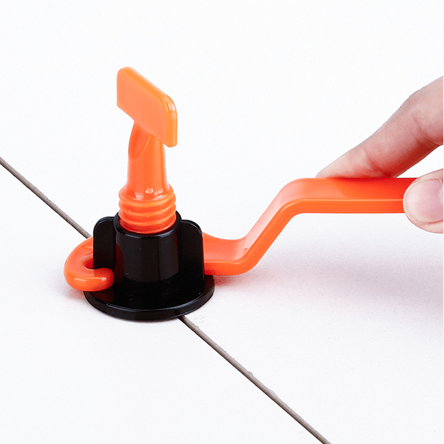 TileGrip | 50-Set Herbruikbaar Tegel Waterpas Systeem (PP & 430 Roestvrij Staal) - DIY Tegel Spacer Kit