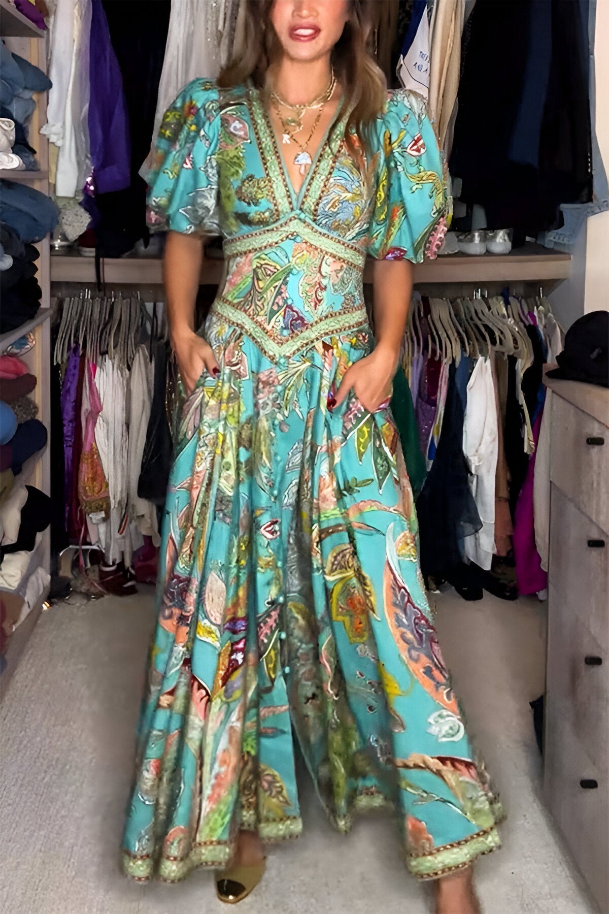 Tahlisse | Maxijurk voor dames voor ’s avonds – Zwarte, elegante lange jurk