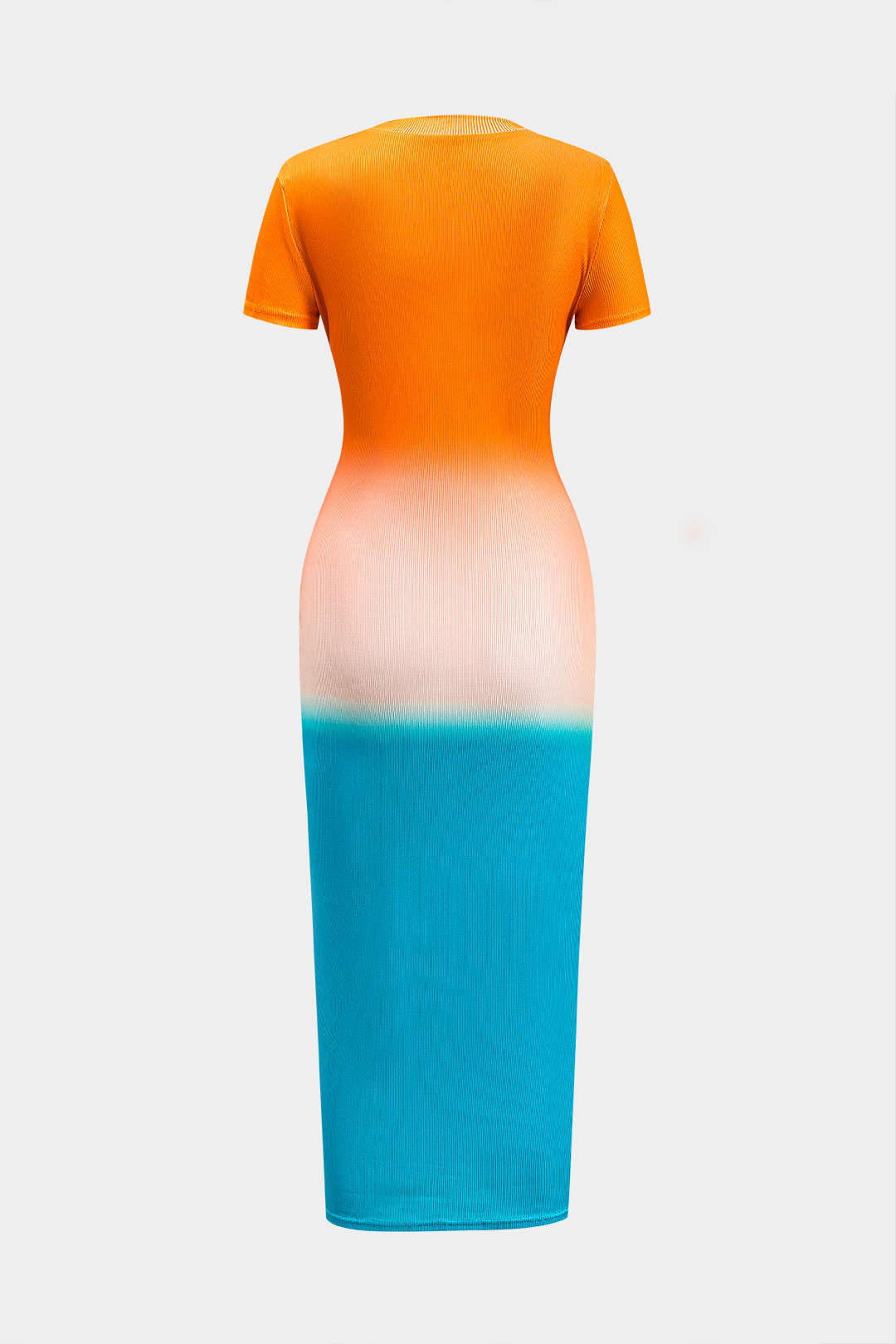 Vireya | Zomerse midi-jurk met korte mouwen voor dames – Comfortabele jurk van polyester