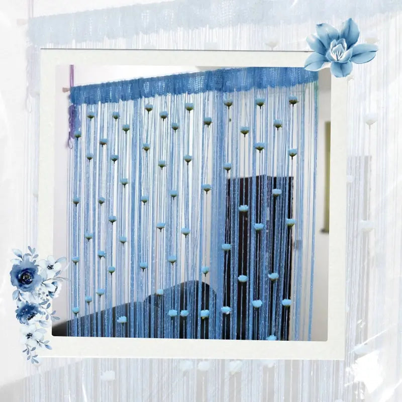 PetalVeil | Roosdraad deurgordijn - Elegant String Tassel Scheidingswand
