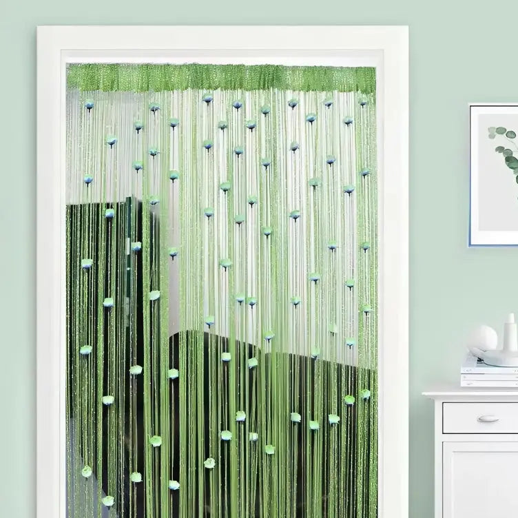 PetalVeil | Roosdraad deurgordijn - Elegant String Tassel Scheidingswand