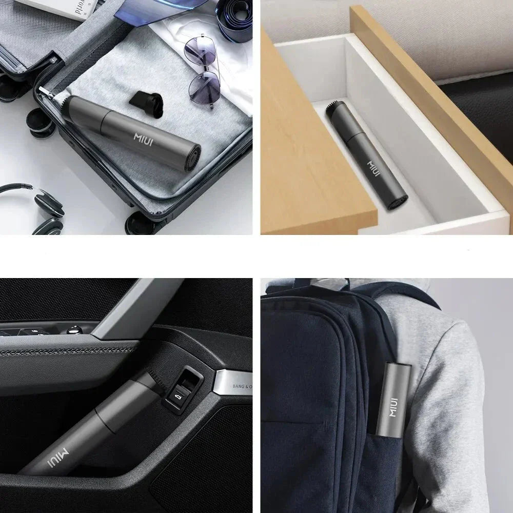 MiniVacPro | USB Snoerloze Draagbare Stofzuiger met 3 Hulpstukken - Lichtgewicht, Oplaadbare Handstofzuiger